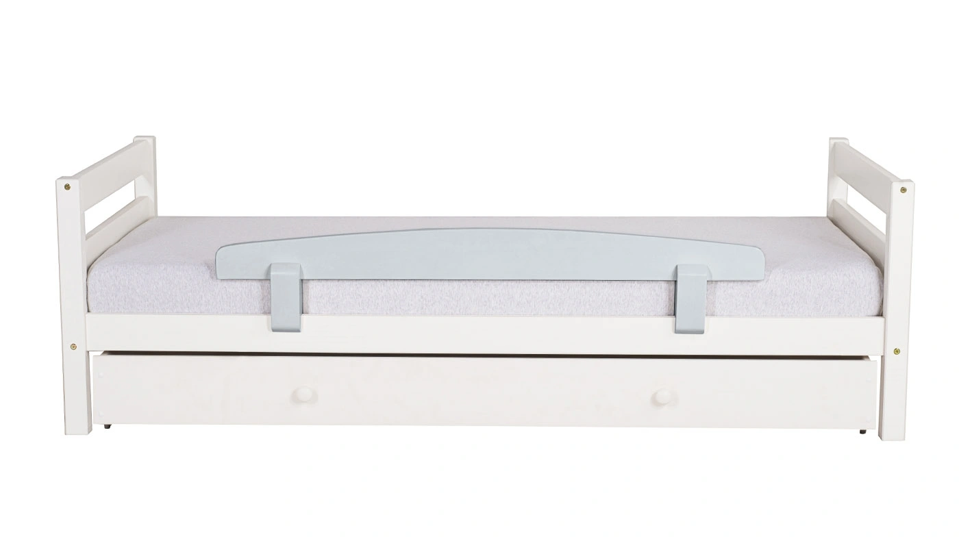 מיטת ילדים מיקה עם ארגז רוחב 80 ס"מ | ללא מעקה אחורי